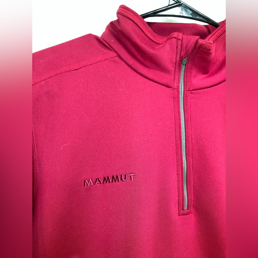 Mammut Crimson mid-layer Half-Zip long sleeve Pullover Women’s size L - Picture 11 of 14